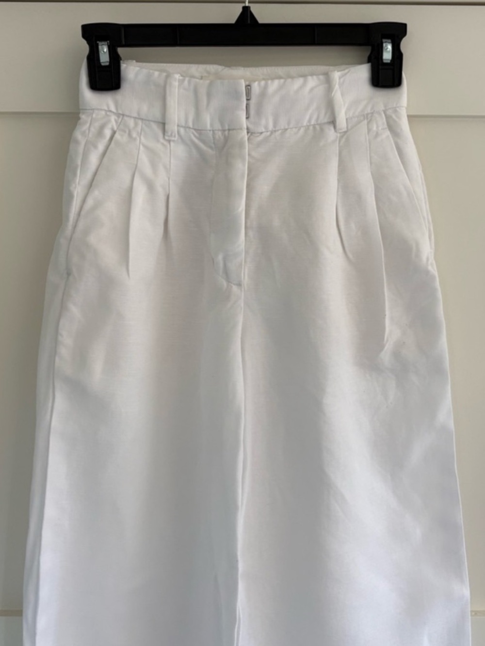 Aritzia Wilfred Effortless Pants in White Linen Size 00 - Picture 3 of 4